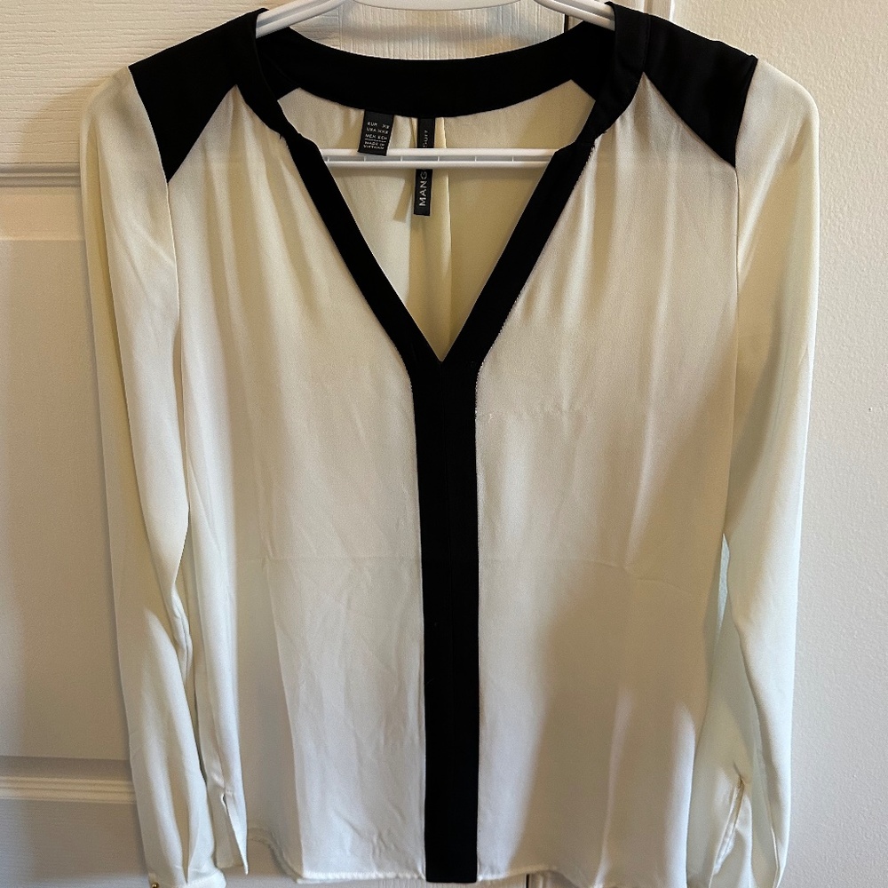 Mango long sleeve shirt